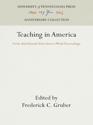cover image of Teaching in America